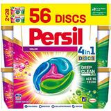 Detergent Capsule pentru Rufe Colorate - Persil Disc Color 4 in 1 Deep Clean, 56 buc