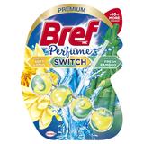 Odorizant Toaleta cu Aroma de Lotus si de Bambus - Bref Wc Parfume Switch Soft Lotus & Fresh Bamboo, 2x 50 g