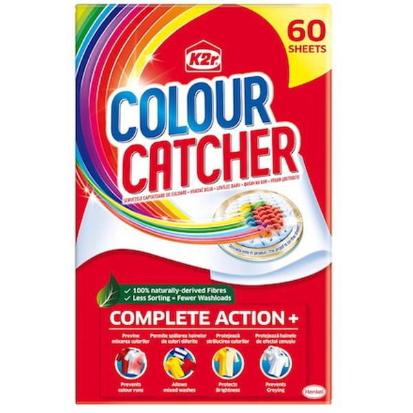 Captator de Culoare – K2r Colour Catcher Complete Action+, 60 servetele