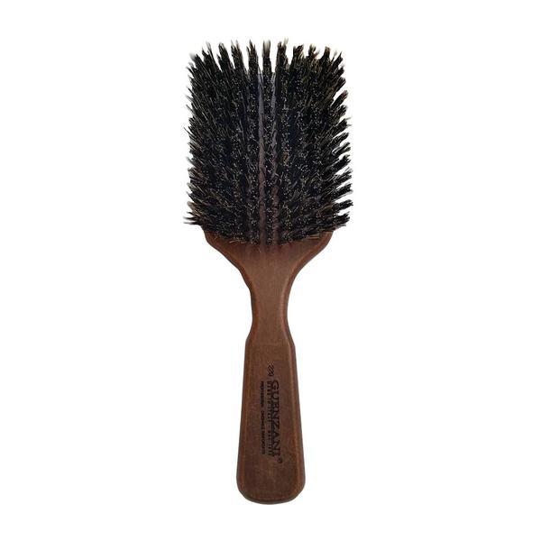 Perie profesionala din lemn cu par de mistret pentru barber/frizer/salon/coafor cod.496 barber/frizer/salon/coafor imagine 2022