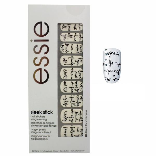 Set stickere pentru unghii sleek stick no.04 love to love you, essie
