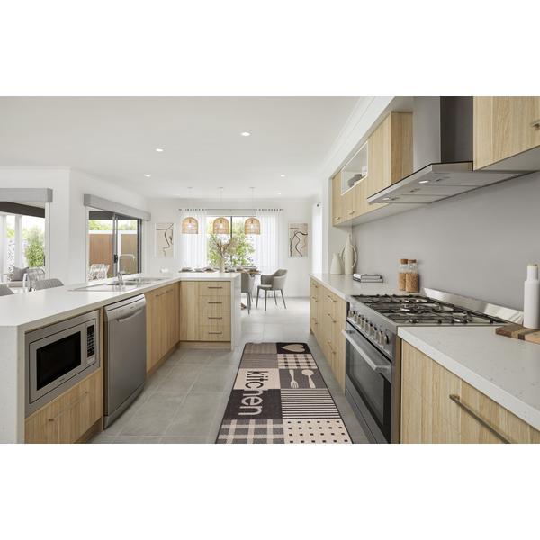 Covor Antiderapant pentru Bucatarie, Flex 19053-19, 0.75x 200 cm, Maro