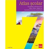 Atlas scolar. Geografia continentelor - Clasa 7 - Ionut Popa, editura Grupul Editorial Art