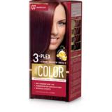 Vopsea Crema Permanenta - Aroma Color 3-Plex Permanent Hair Color Cream, nuanta 07  Mahogany, 90 ml