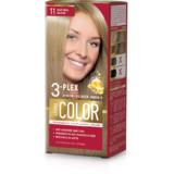 Vopsea Crema Permanenta - Aroma Color 3-Plex Permanent Hair Color Cream, nuanta 11 Natural Blond, 90 ml
