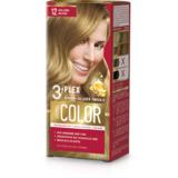Vopsea Crema Permanenta - Aroma Color 3-Plex Permanent Hair Color Cream, nuanta 12 Golden Blond, 90 ml