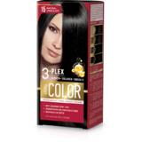 Vopsea Crema Permanenta - Aroma Color 3-Plex Permanent Hair Color Cream, nuanta 15 Natural Chocolate, 90 ml