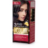 Vopsea Crema Permanenta - Aroma Color 3-Plex Permanent Hair Color Cream, nuanta 26 Dark Brown, 90 ml