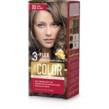 Vopsea Crema Permanenta - Aroma Color 3-Plex Permanent Hair Color Cream, nuanta 33 Ash Blond, 90 ml