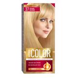 Vopsea Crema Permanenta - Aroma Color Permanent Hair Color Cream, nuanta 37 Pearl Blond, 90 ml