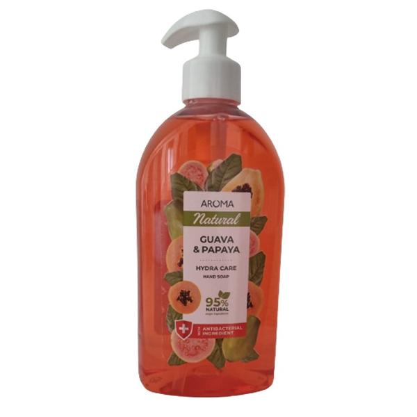 Sapun Lichid Cu Aroma de Guava si Papaia – Aroma Natural Guava & Papaya Liquid Soap, 500 ml