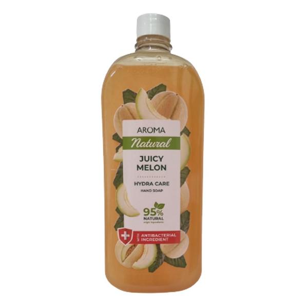 Rezerva Sapun Lichid Cu Aroma de Pepene Galben – Aroma Natural Juicy Melon Hydra Care Hand Soap Refill, 900 ml 900 poza noua reduceri 2022
