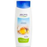 Sampon cu Extract de Ou si Gliceria pentru Par Subtire si Fragil - Aroma Egg Fresh Thin & Weak Hair Shampoo, 400 ml