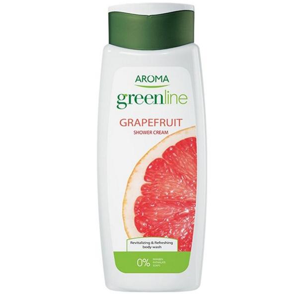 Gel de Dus Crema cu Aroma de Grapefruit – Aroma GreenLine Grapefruit Shower Cream, 400 ml Aroma