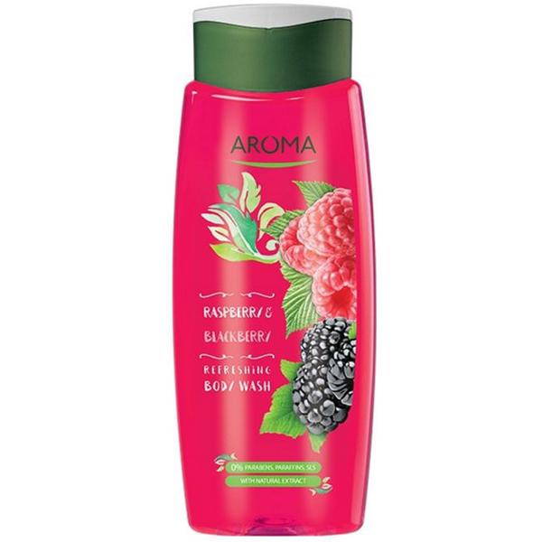 Gel de Dus cu Aroma de Zmeura si Mure – Aroma Raspberry & Blackberry Refreshing Body Wash, 400 ml Aroma Aroma