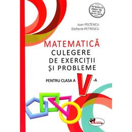Matematica - Clasa 5 - Culegere de exercitii si probleme - Ioan Pelteacu, Elefterie Petrescu, editura Aramis