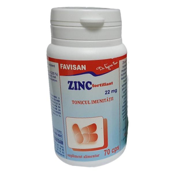 Zinc Fortifiant 22 mg Favisan, 70 capsule