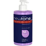 Masca nuantatoare pentru par cu keratina Haute Couture Newtone, 9/65 Blond deschis violet-rosu, 435 ml