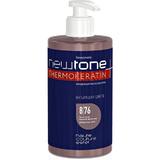 Masca nuantatoare pentru par cu keratina Haute Couture Newtone, 8/76 Blond deschis maro-violet, 435 ml