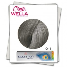 Vopsea Permanenta Mixton - Wella Professionals Koleston Perfect Special Mix nuanta 0/11 cenusiu intens