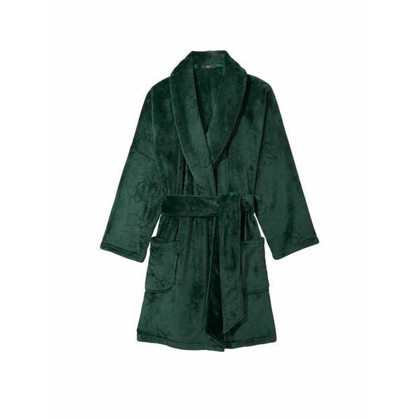 Halat, victoria's secret, logo short cozy, green, marime xl