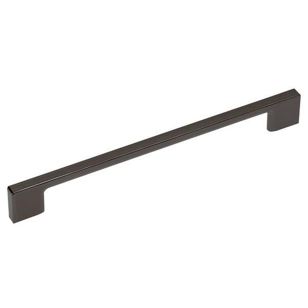 Maner pentru mobila uzo, finisaj crom negru, l:288 mm