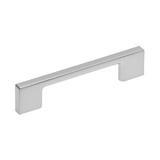 Maner pentru mobila Uzo, finisaj aluminiu, L:128 mm