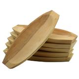 Set farfurii pentru mititei din lemn arin, 32.5 x 13.5 cm, 6 buc, OnemisFlot