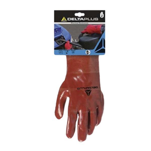 Manusi de protectie din pvc 27 cm lungime 0,90 mm grosime, Oem