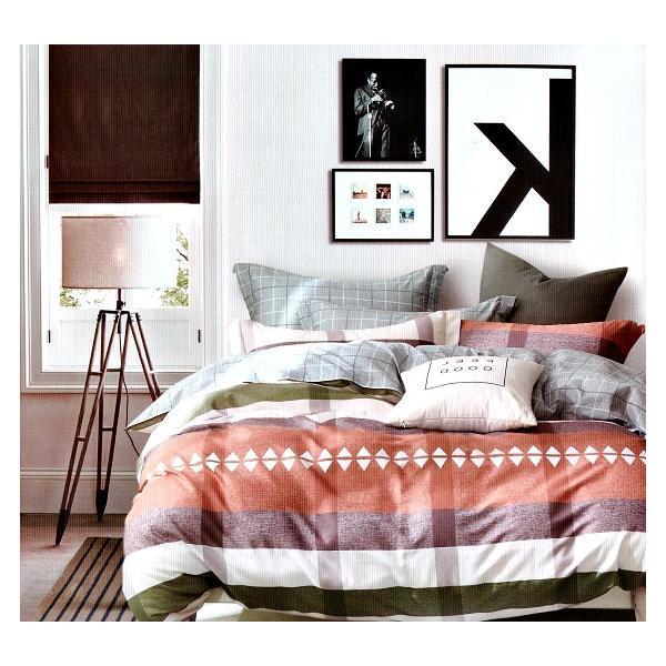 Lenjerie de pat din bumbac 100% Folk Casa New Fashion, dimensiuni 250x230cm
