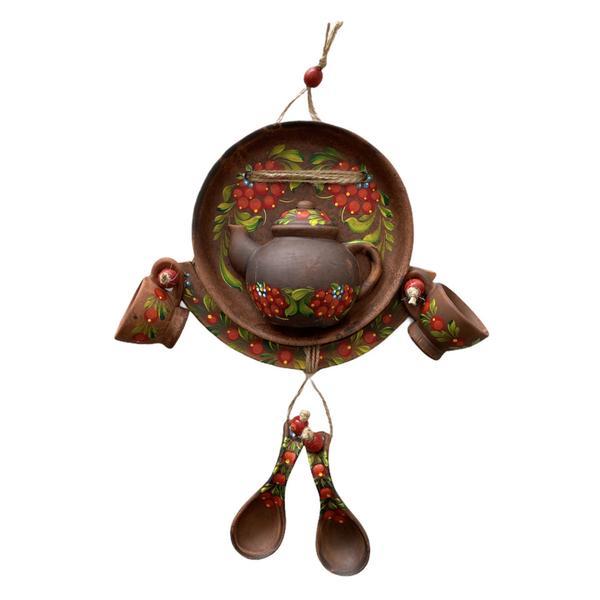 Aplica ceramica de perete cu miniaturi - ceramica martinescu