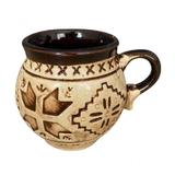 Cana din ceramica cu motive traditionale - Ceramica Martinescu