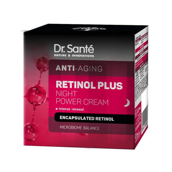 Crema de Noapte Anti-aging Regeneranta Retinol Plus 35+ Dr. Sante, 50 ml Dr. Sante imagine noua