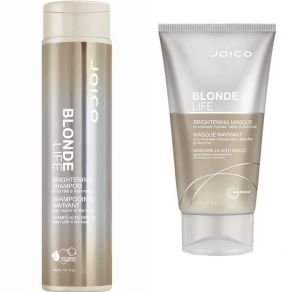 Set cadou Par Blond – Joico Blonde Life Brightening: Sampon 300 ml + Masca 150 ml