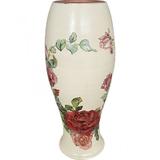 Vaza ceramica inalta cu coronita de flori - Ceramica Martinescu