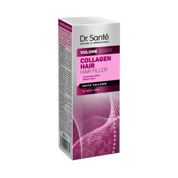 Filler pentru Par cu Efect de Laminare si Stralucire Intensa cu Phyto Collagen – Dr. Sante Volume Boost Collagen Hair Filler, 100 ml Dr. Soleil Dr. Soleil