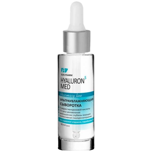 Ser Facial Ultra-Hidratanta cu 5 Tipuri de Acid Hialuronic Fara Parfum Hyaluron 5 Med Elfa Pharm, 30 ml Elfa Pharm