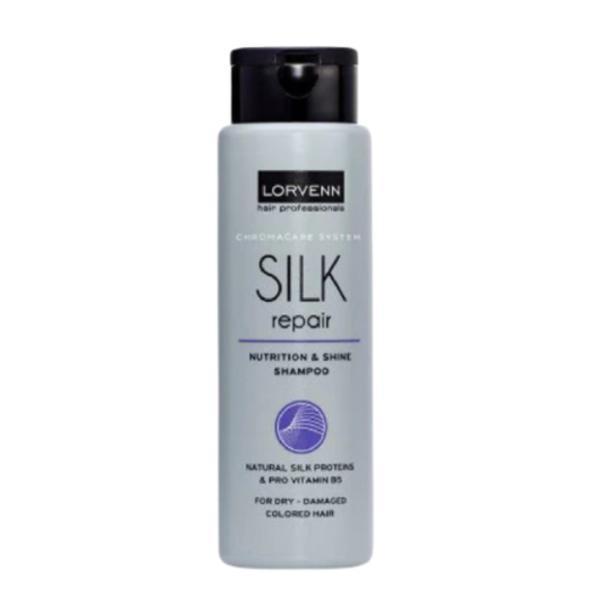 Sampon pentru par deteriorat Lorvenn Silk repair Nutrition & Shine 300ml image0