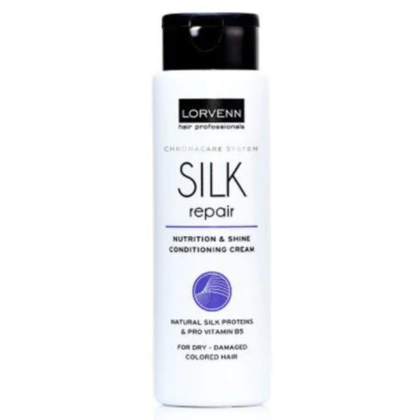 Balsam pentru par Lorvenn Silk Repair Nutrition & Shine Conditioning Cream, 300ml