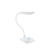 Lampa led flexibila pentru birou Menton, 600 mAh, 3 nivele de intensitate, micro-USB, alba