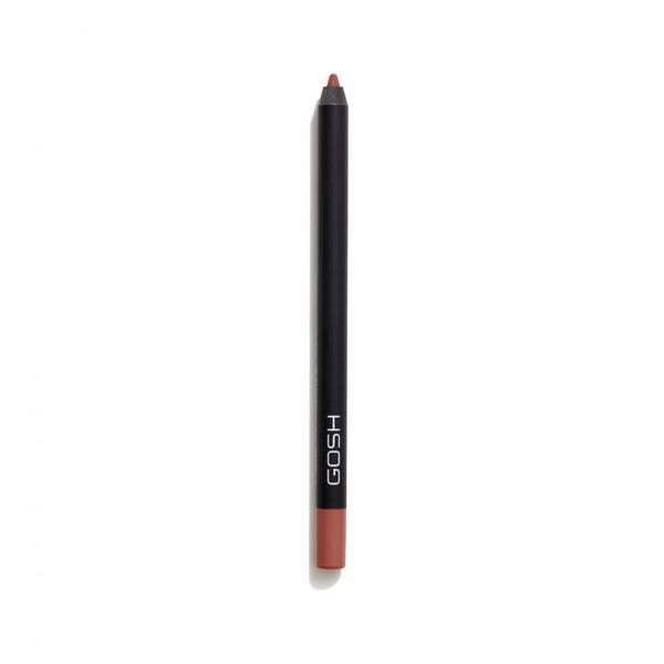 Creion de buze Nougat Crisp, Velvet Touch Lipliner Waterproof, Gosh, 1.2g esteto.ro imagine 2022