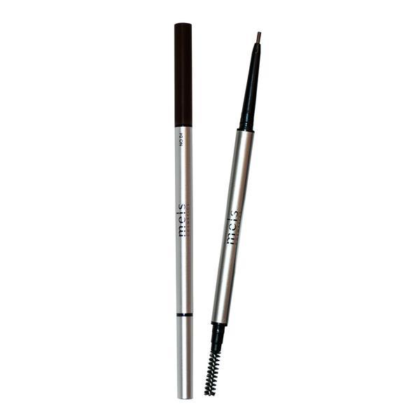 Creion pentru sprancene Meis Cosmetics double-pen Natural eyebrow pen, black, 0.1 g esteto.ro imagine noua