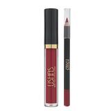 Set luciu de buze si creion pentru contur USHAS Matte Lips, nuanta 07, 10g