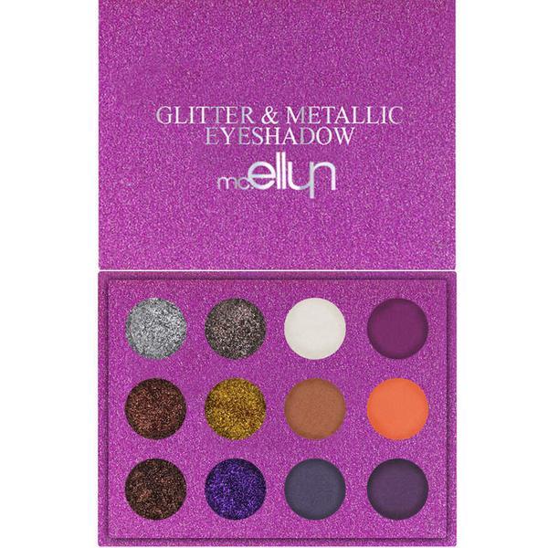 Paleta fard de pleoape mc ellyn glitter   metallic eyeshadow, 10g