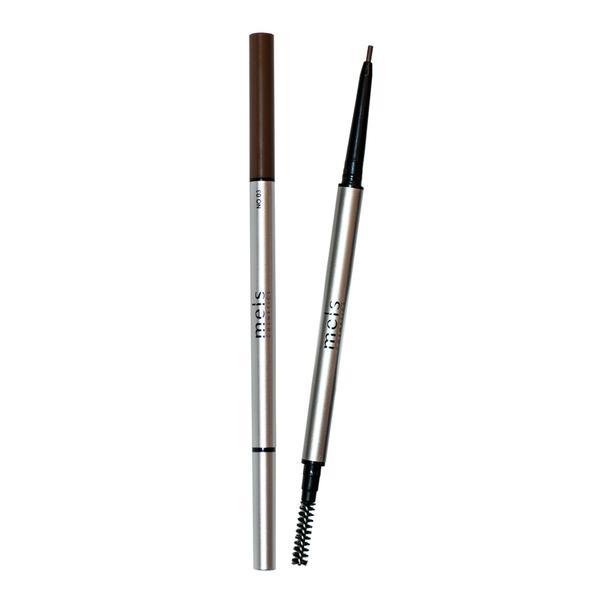 Creion pentru sprancene Meis Cosmetics double-pen Natural eyebrow pen, chestnut, 0.1 g 0.1 poza noua reduceri 2022