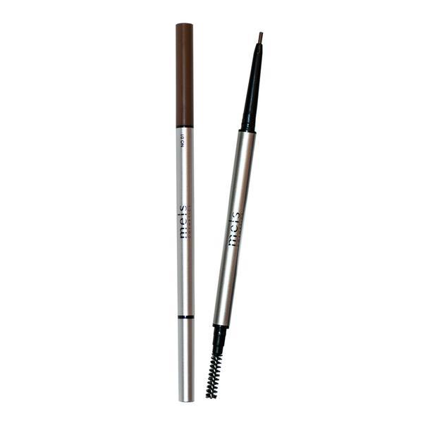 Creion pentru sprancene Meis Cosmetics double-pen Natural eyebrow pen, brown, 0.1 g esteto.ro imagine noua