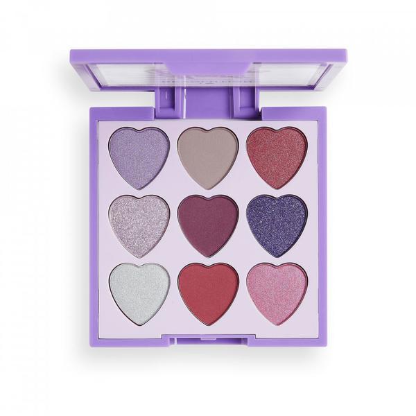 Paleta fard de ochi, mystical heartbreakers, makeup revolution, 9x0.55g