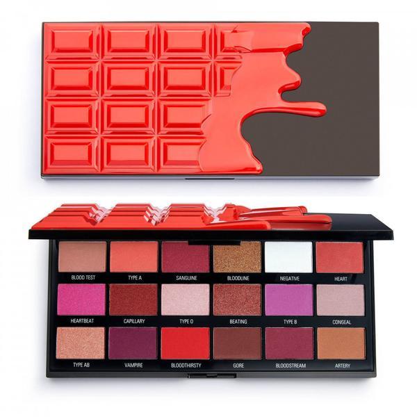 Paleta de farduri Makeup Revolution I Heart Revolution BloodEyeshadow, 22 g Makeup Revolution esteto.ro