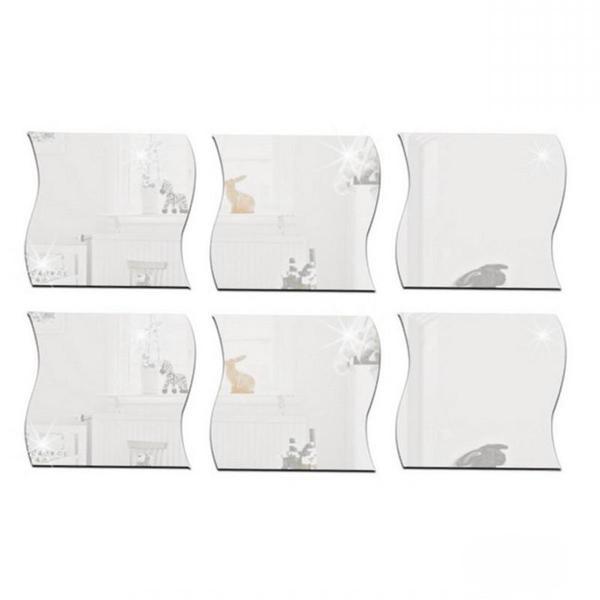 Oglinzi acrilice, decoratiuni pentru interior 19x17cm, maffstuff® set 12 buc