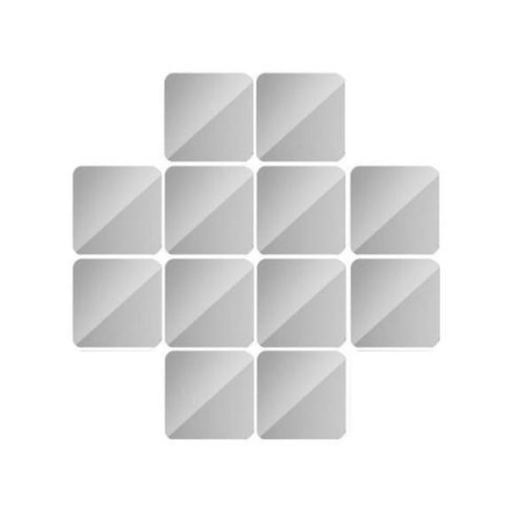 Oglinzi autoadezive patrate 15x15cm, maffstuff® set 12 buc